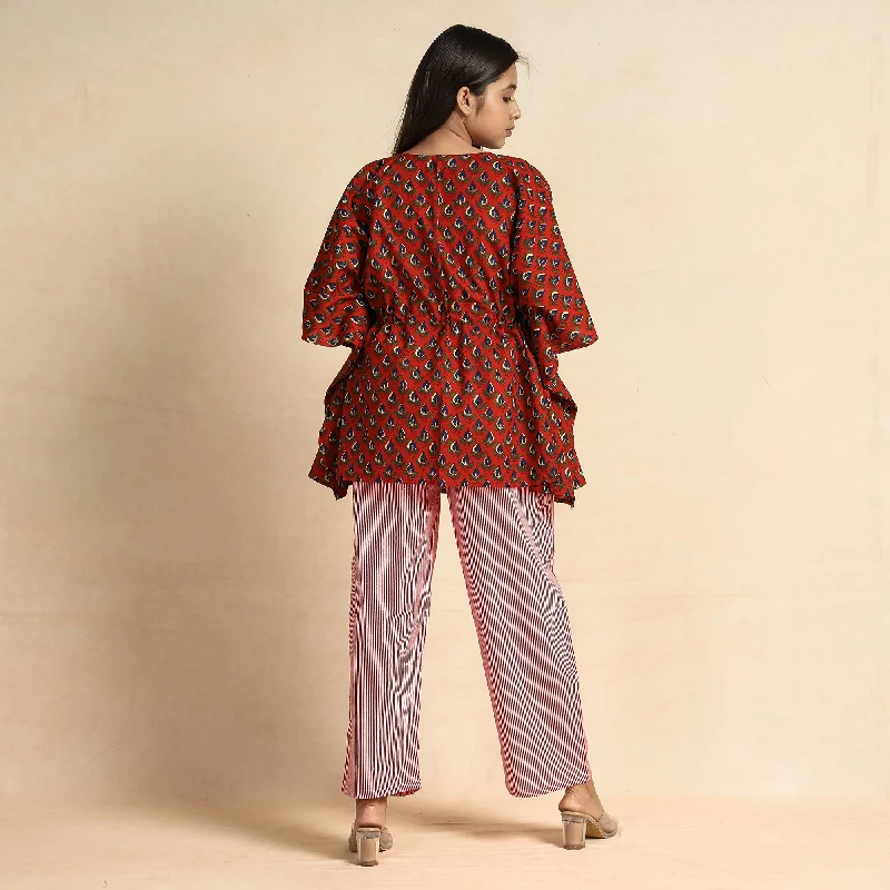 2023-448-1-77-bagru-block-printed-cotton-kaftan-pyjama-night-suit-set