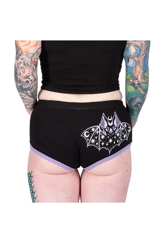 cosmic-bat-purple-trim-short-shorts