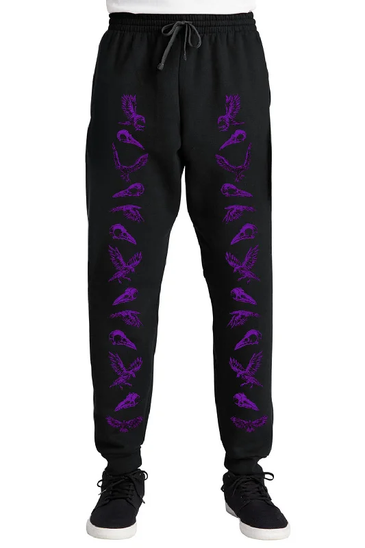 nevermore-raven-joggers-purple