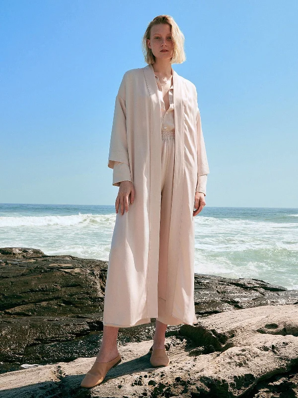 Pocket Side Split Robe