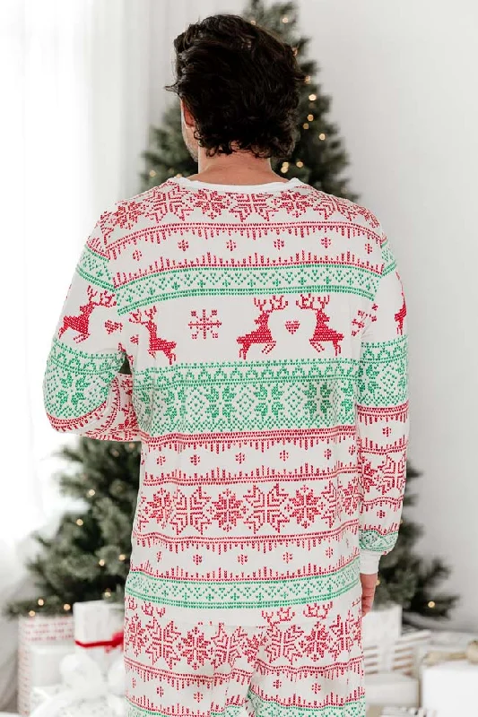 sleigh-all-day-men-red-and-green-fair-isle-pajama-top