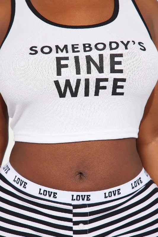 somebodys-fine-wife-pj-boyshort-set-black-white