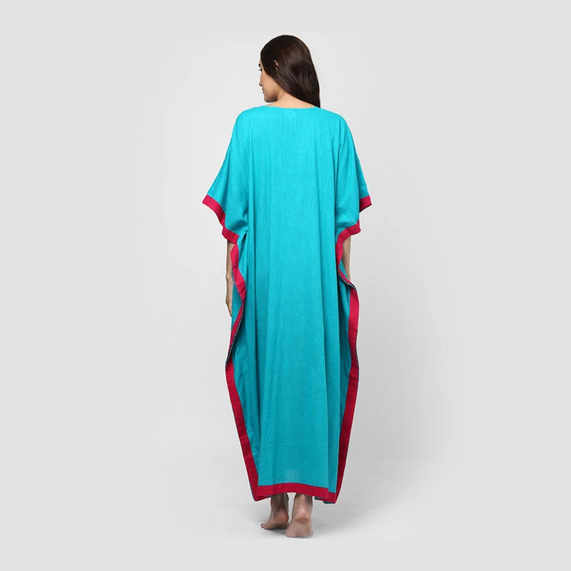 unidraa-cotton-v-neck-kaftan-blue-vks011-19722