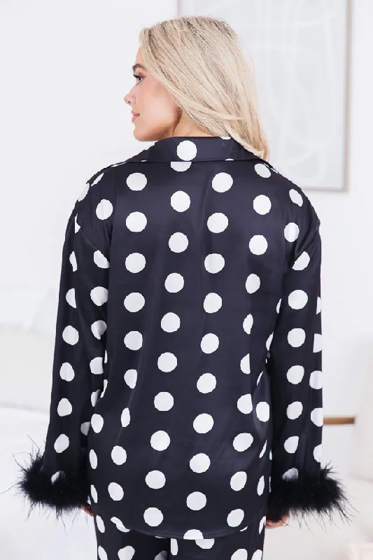 wishful-wonderland-satin-polka-dot-pajama-top