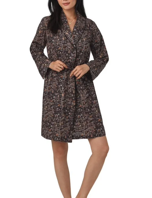 Bedhead Forever Heirloom Woven Tana Lawn&reg; Robe Made with Liberty Fabrics Shawl Collar Robe