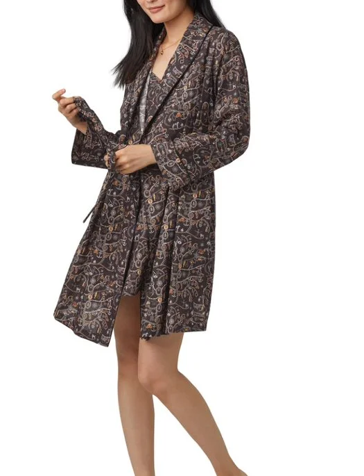 Bedhead Forever Heirloom Woven Tana Lawn&reg; Robe Made with Liberty Fabrics Shawl Collar Robe