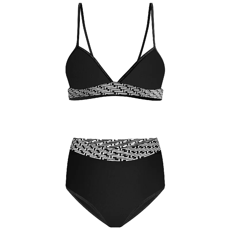 LL BLACK COTTON BIKINI