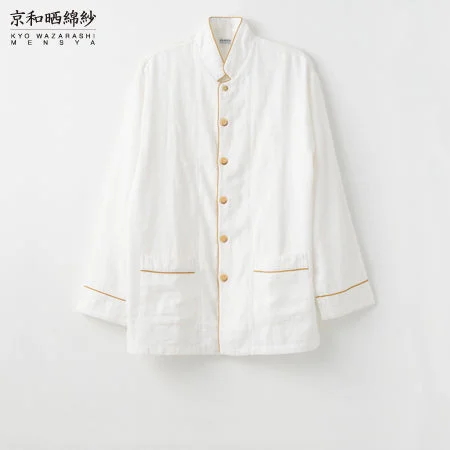 White 2 Layered Gauze Pajamas Set [Kyo Wazarashi Mensya]