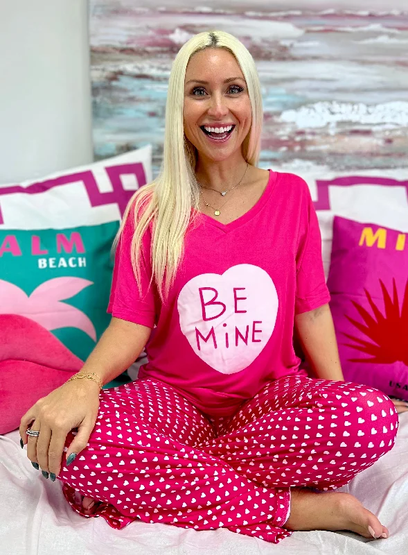 Be Mine Hearts Pajama Set