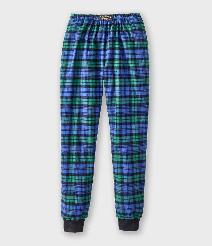 Flannel Jogger Pants - Black Watch