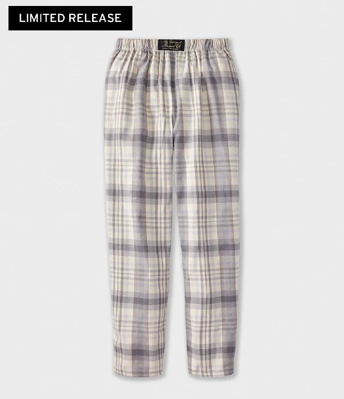 Lightweight Flannel Lounge Pants - Sandpiper