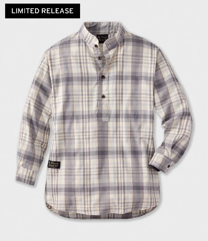 Lightweight Henley Flannel Shirt - Sandpiper