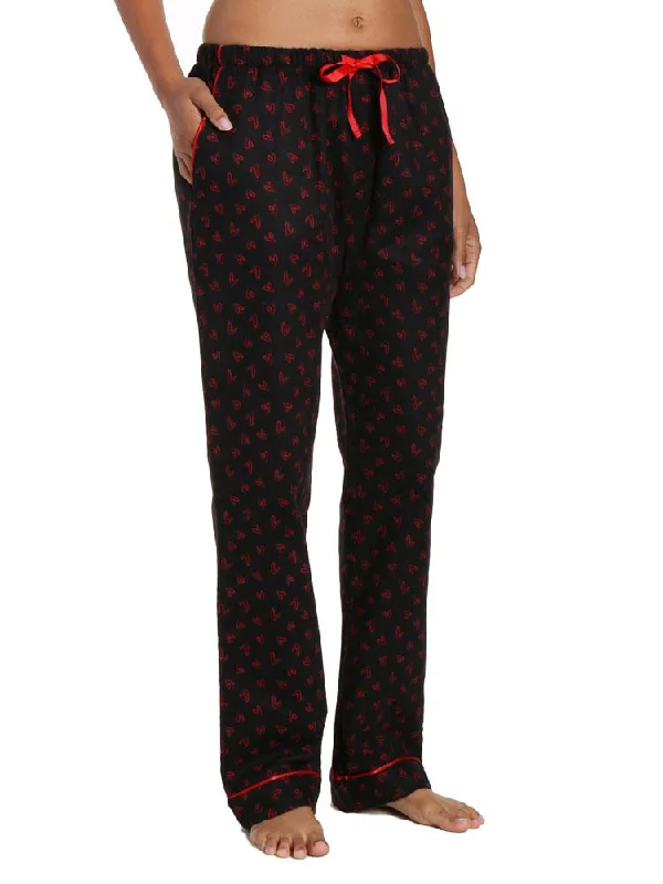 Womens Premium 100% Cotton Flannel Lounge Pants