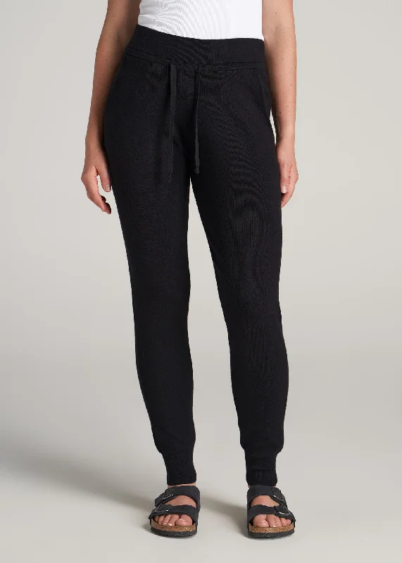 Women's Tall Knit Lounge Jogger in Black