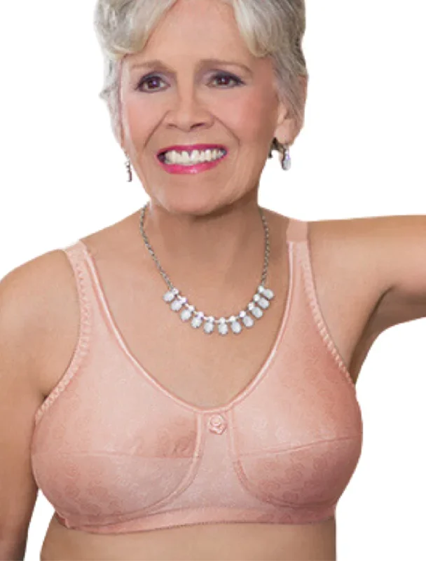 American Breast Care Rose Contour Mastectomy Bra, Rose | ABC Rose Mastectomy Bra | Rose Soft Cup Pocketed Bras