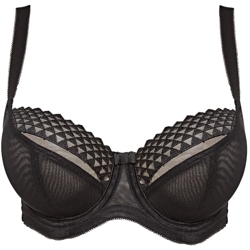 Asher Black Balconette Bra - Cleo