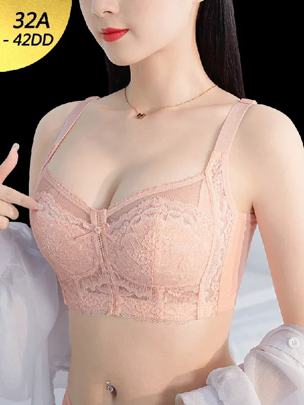 Comfortable Mesh Wirefree Minimizer Bras