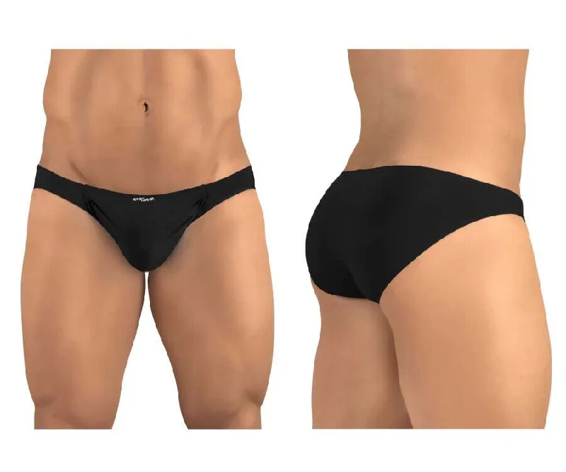 ErgoWear Brief Feel GR8 Low-Rise Bikini Briefs Jet Black 1246