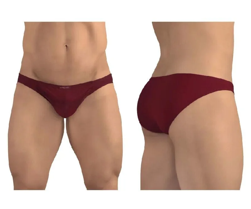 ErgoWear Briefs Feel GR8 Low-Rise Bikini Brief Burgundy Red 1250 29