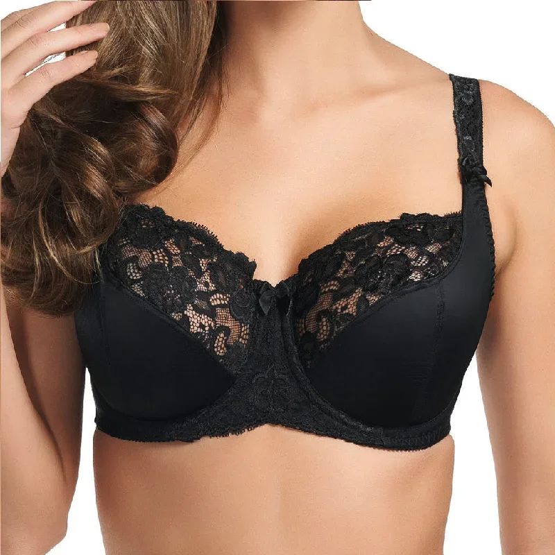 Helena Black Balconette Bra - Fantasie