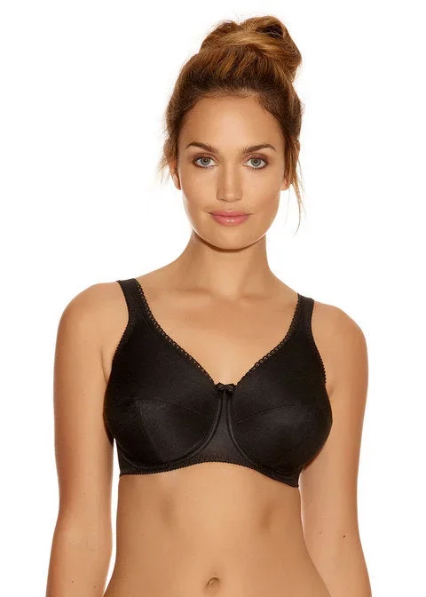 Fantasie Speciality Underwire Smooth Cup Bra, Black | Black Full Coverage Bra