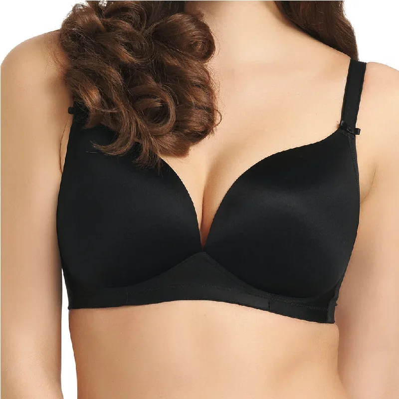 Deco Black Moulded Soft Cup Bra - Freya