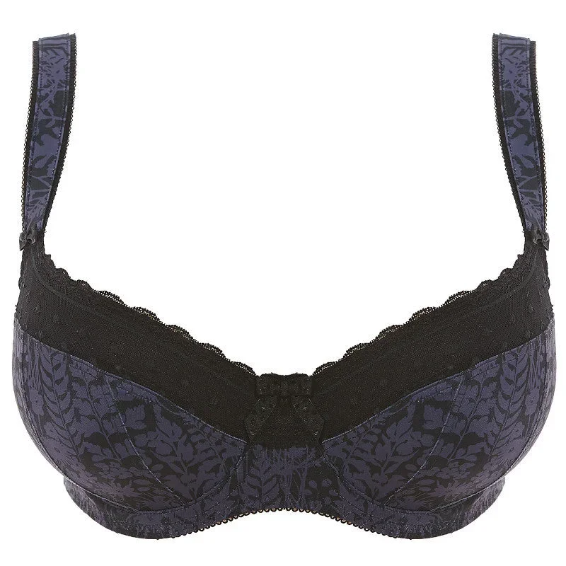 Fearne Black Padded Half Cup Bra - Freya