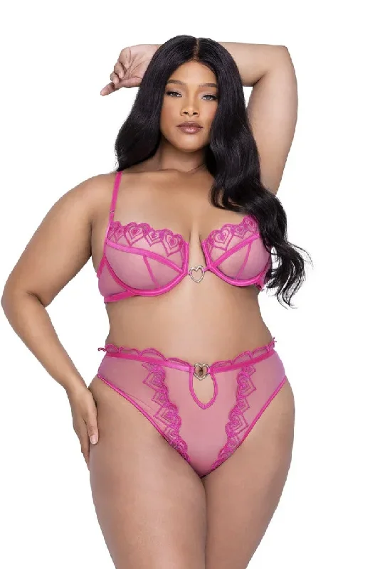 High Class $$$- Plus Size Bra Set