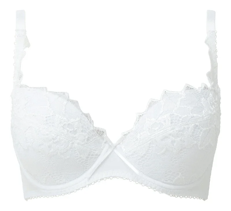 Fiore White Plunge Bra - Lepel