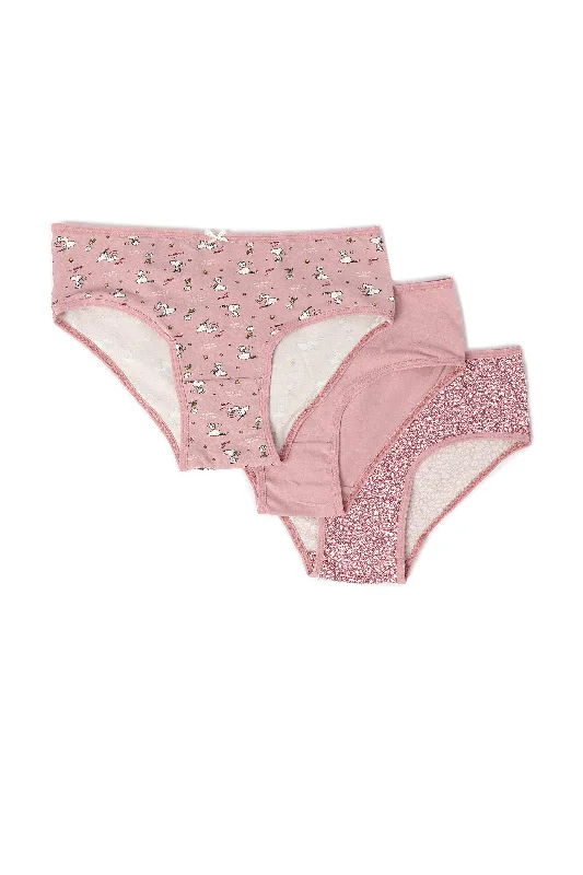 Pack of 3 Cotton Brief Panties