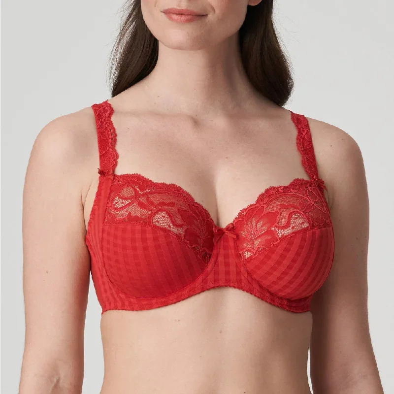 PrimaDonna Madison Full Cup Wire Bra, Scarlet | Red PrimaDonna Bra | Red PrimaDonna Madison Bras