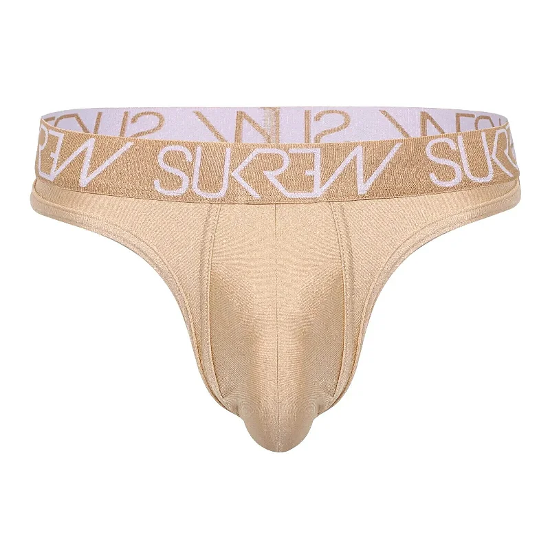 SUKREW Classic Thong With Large Contoured Pouch in Luxurious Gold Dust 30