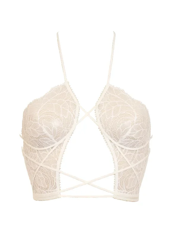 Angel or Siren (Ivory) Longline Bra