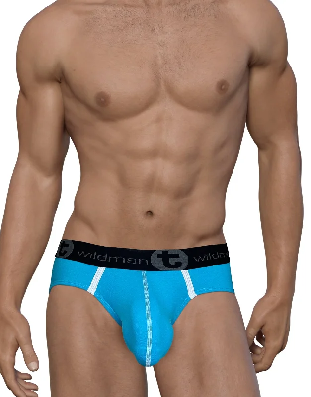 WildmanT Modal Big Boy Pouch Brief Baby Blue